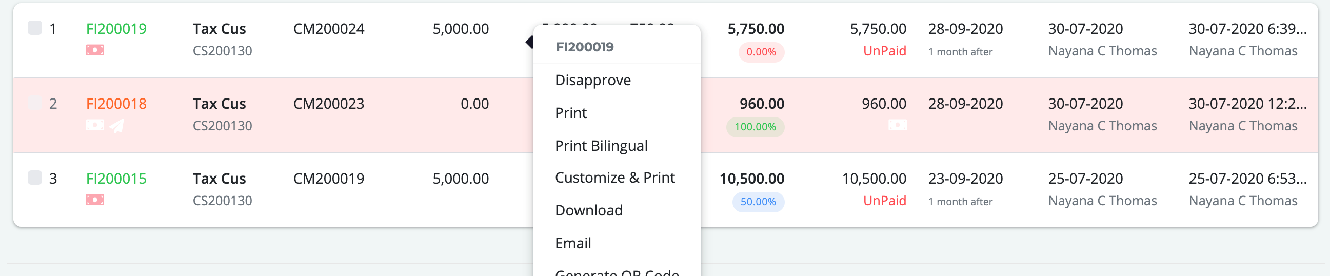 Logistics software new version disapprove