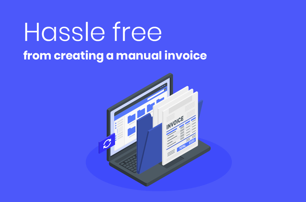 How to create a manual invoice in logistics software