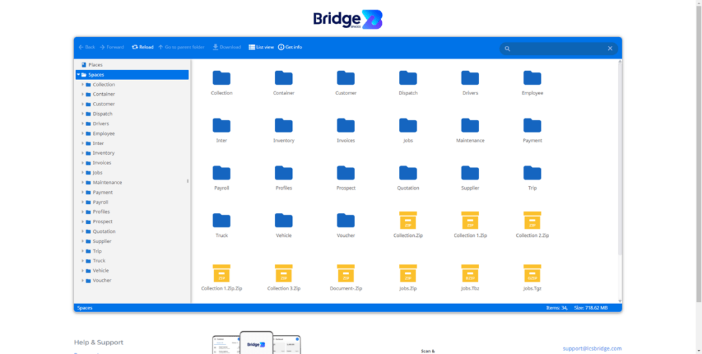 Bridge LCS new version feature spaces