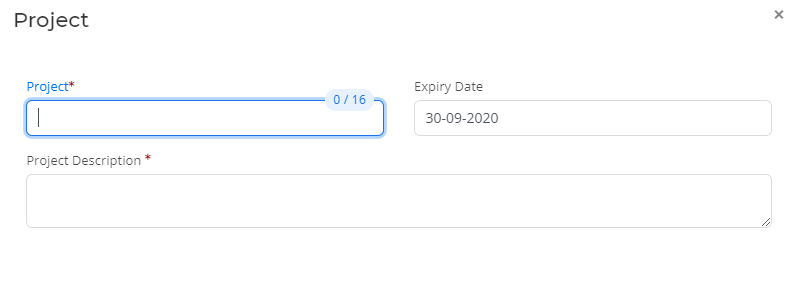 How To Create Project in Finance