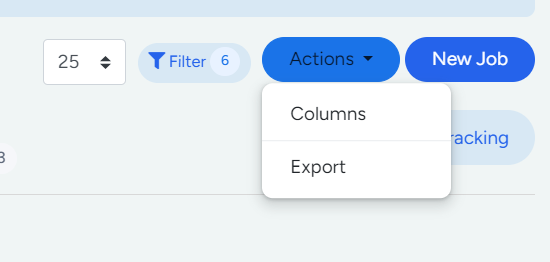 Actions In Colomn And Export