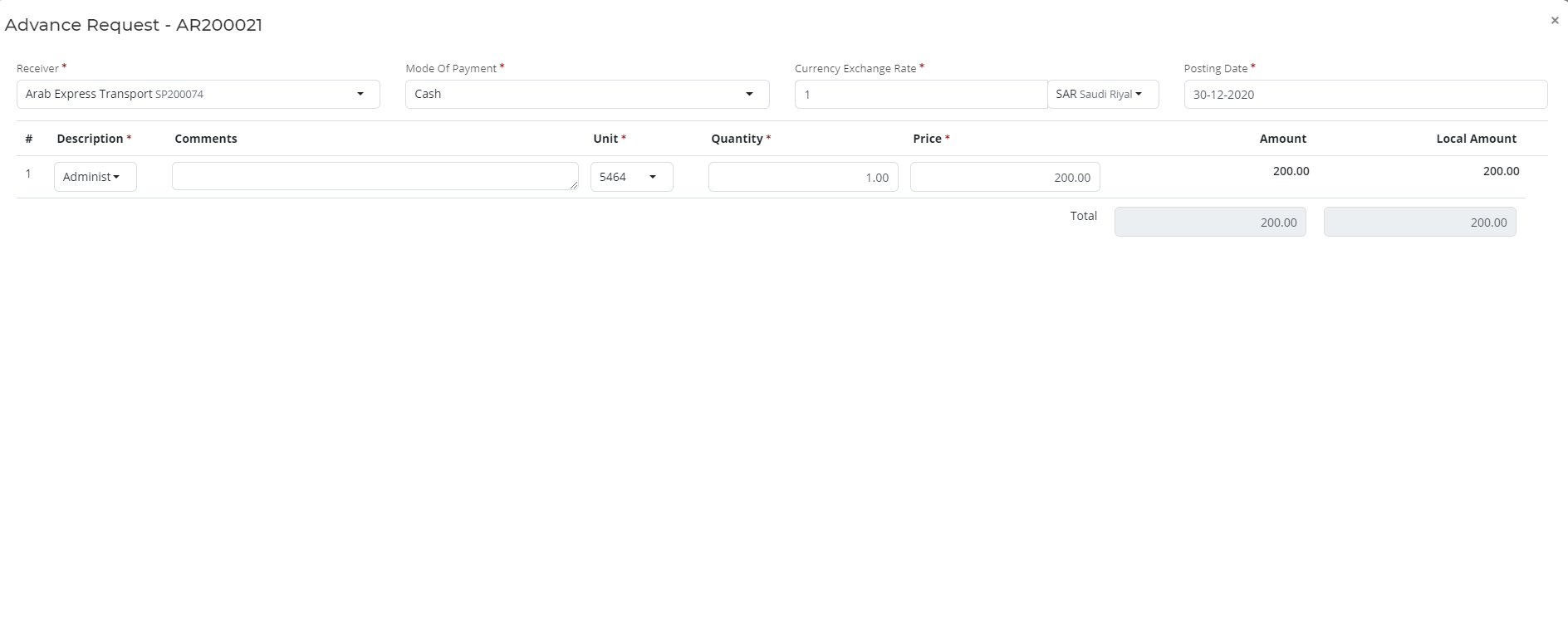 User Details In Bridg LCS Software