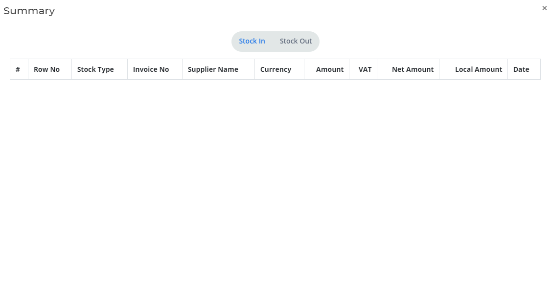 Stock Summary Advanced Features in Clearing And Forwarding Software