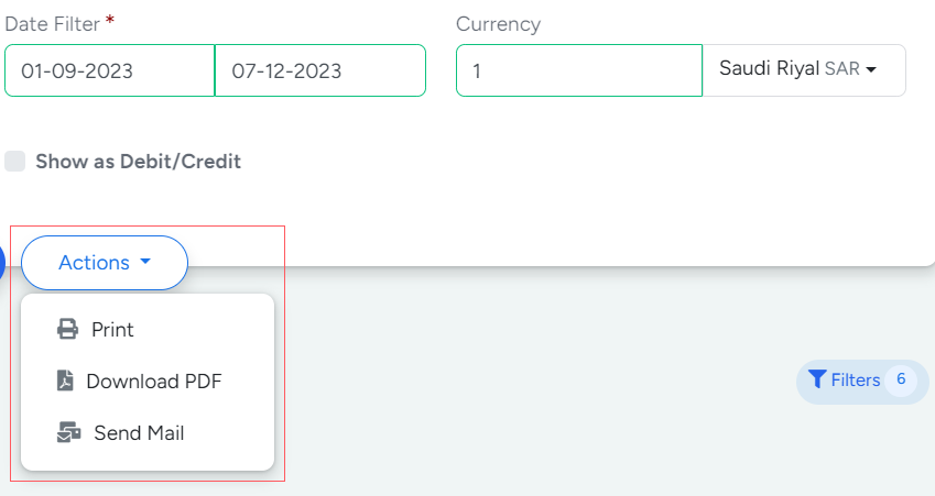 Advance Features In Supplier Statement